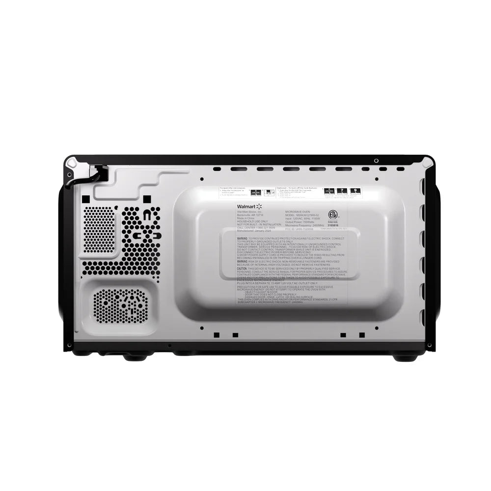 Compact 0.7 Cu ft Countertop Microwave Oven
