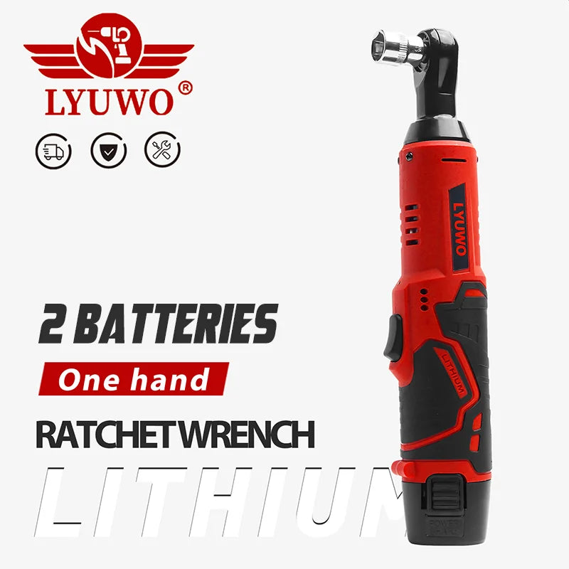 LYUWO 3/8 Rechargeable Electric, Ratchet Set,