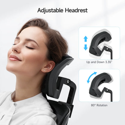 Ergonomic mesh office chair high back.