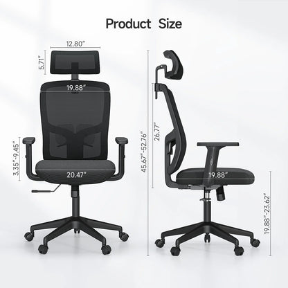 Ergonomic mesh office chair high back.