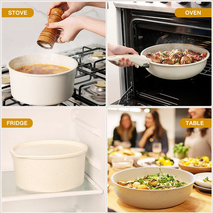 21 Piece Non-Stick Astercook Ceramic Cookware