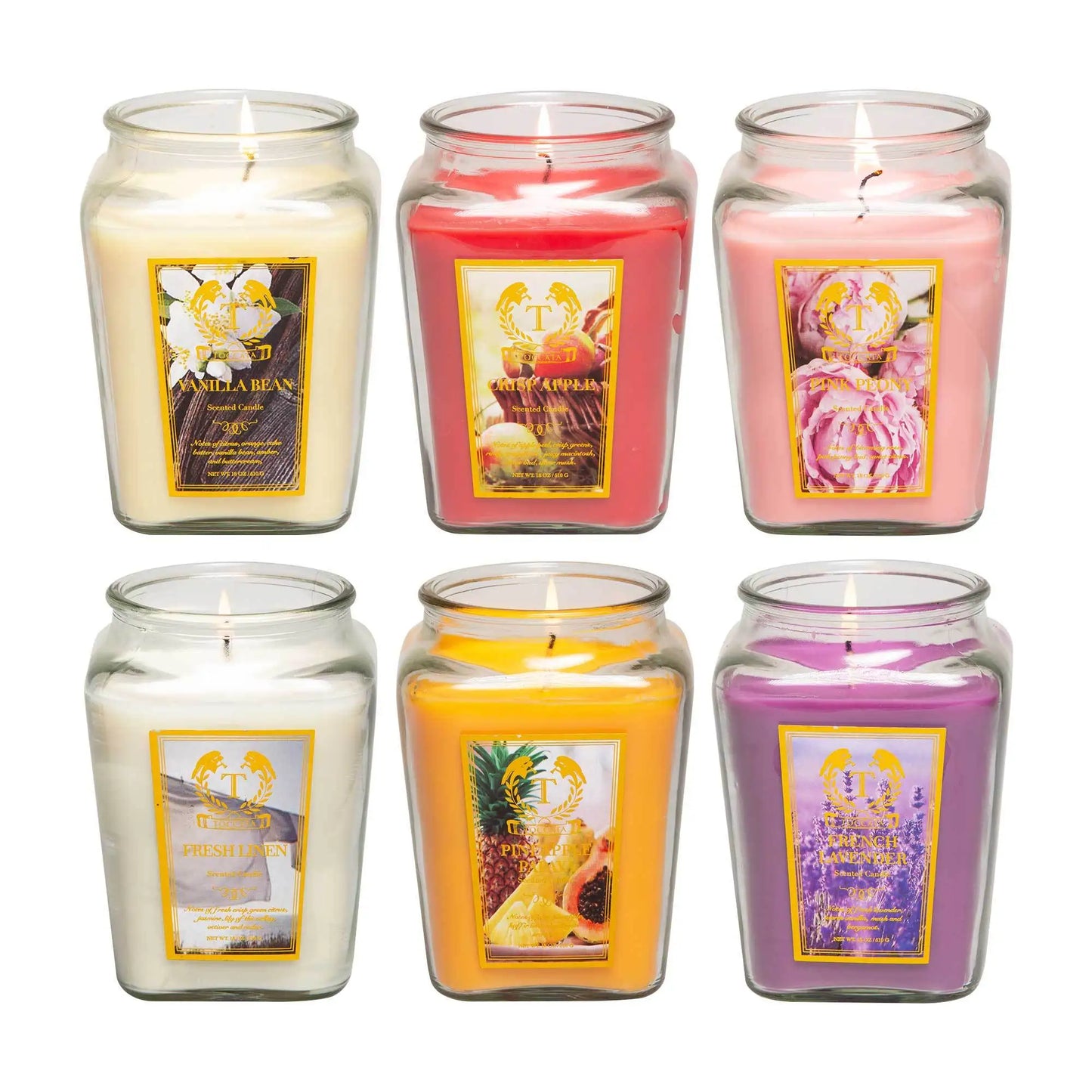 18oz/1pc Aroma Scented Candles.