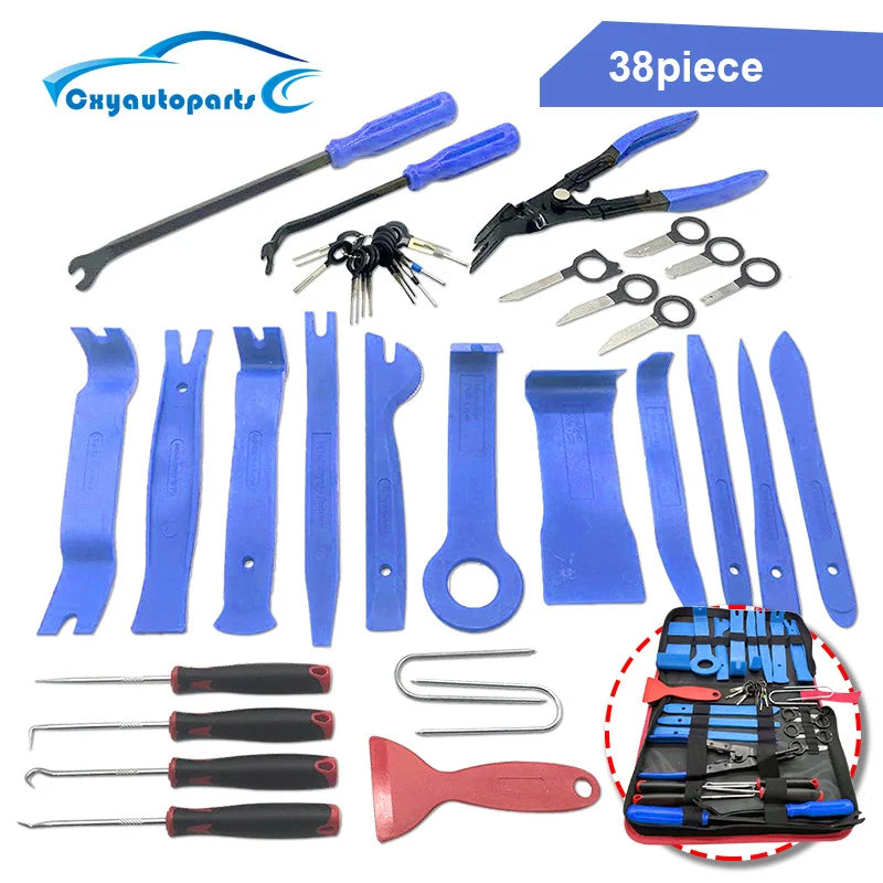 Auto Interior Disassembly Tools with rivet fastener.