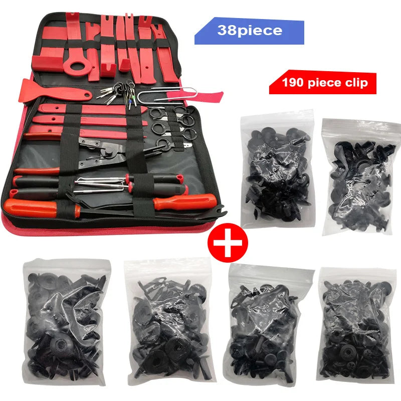 Auto Interior Disassembly Tools with rivet fastener.