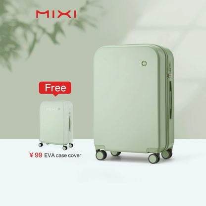 Mixi Puristic Design Travel Luggage Rolling Wheels.