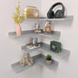 4 Tier Corner Floating Shelves Set of 4
