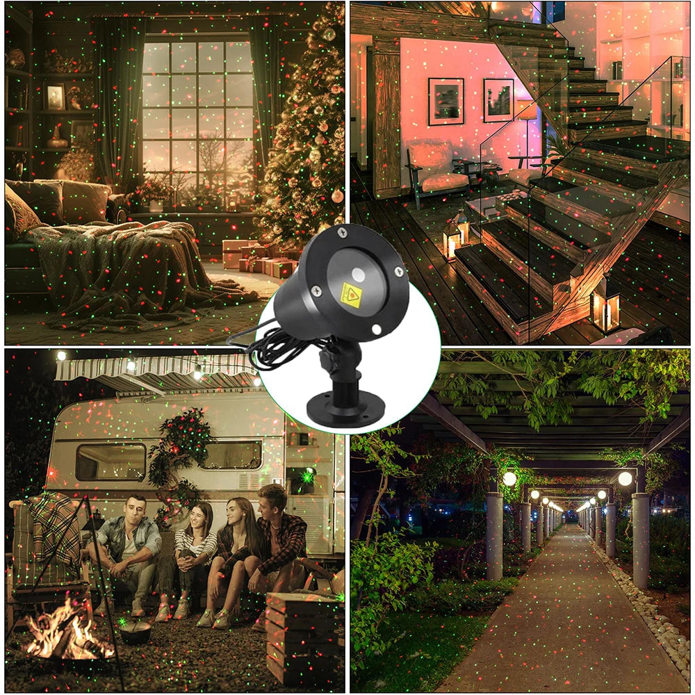 Laser Christmas Projector Lights Outdoor Waterproof.