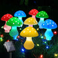 8pcs/set Outdoor Mushroom Solar Garden Lights