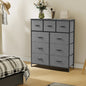Dresser For Bedroom 9 Fabric Storage Drawer.