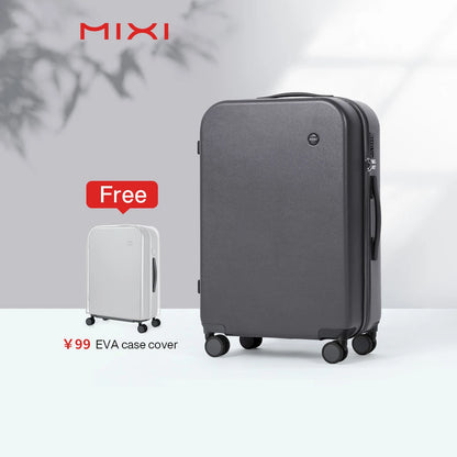 Mixi Puristic Design Travel Luggage Rolling Wheels.