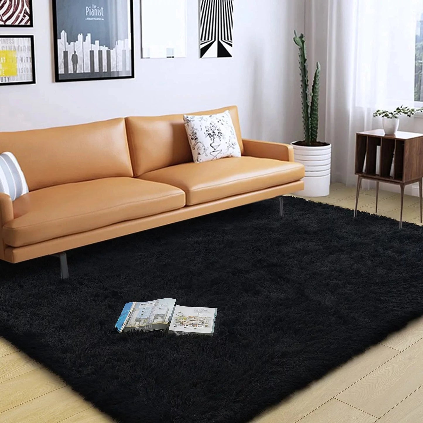 Fluffy Rug Indoor Plush Soft Carpet