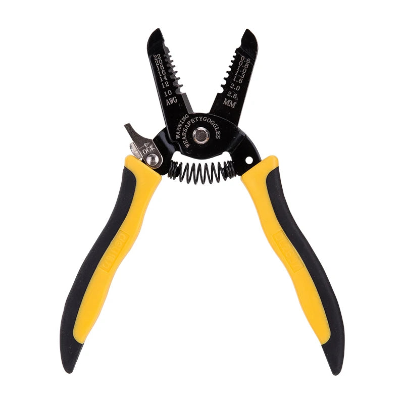 Deli 7in Wire Stripper for 0.6-2.6mm Harnesses, Precision Cutting Tool
