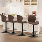 Bar Stools Set of 4, Modern Swivel Bar Chairs