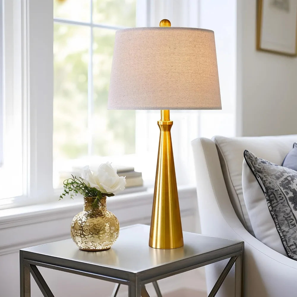 25.75" 3-Way Dimmable Touch Control USB Table Lamp