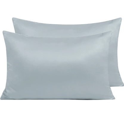 2 Pack Satin Breathable Pillowcases for Hair