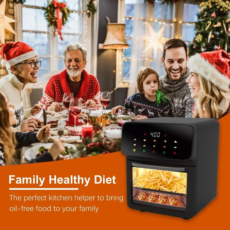 Air Fryer 12QT Convection Oven with 10-in-1 Multi Function