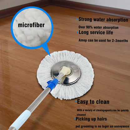 Spin Mop Bucket System with Wringer Set