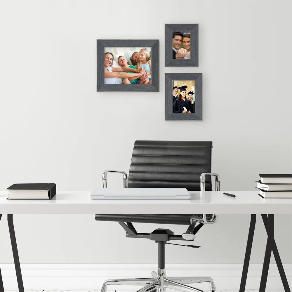 Decorative 8x10 Tabletop Picture Frame with Glass