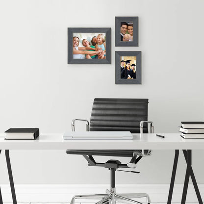 Decorative 8x10 Tabletop Picture Frame with Glass