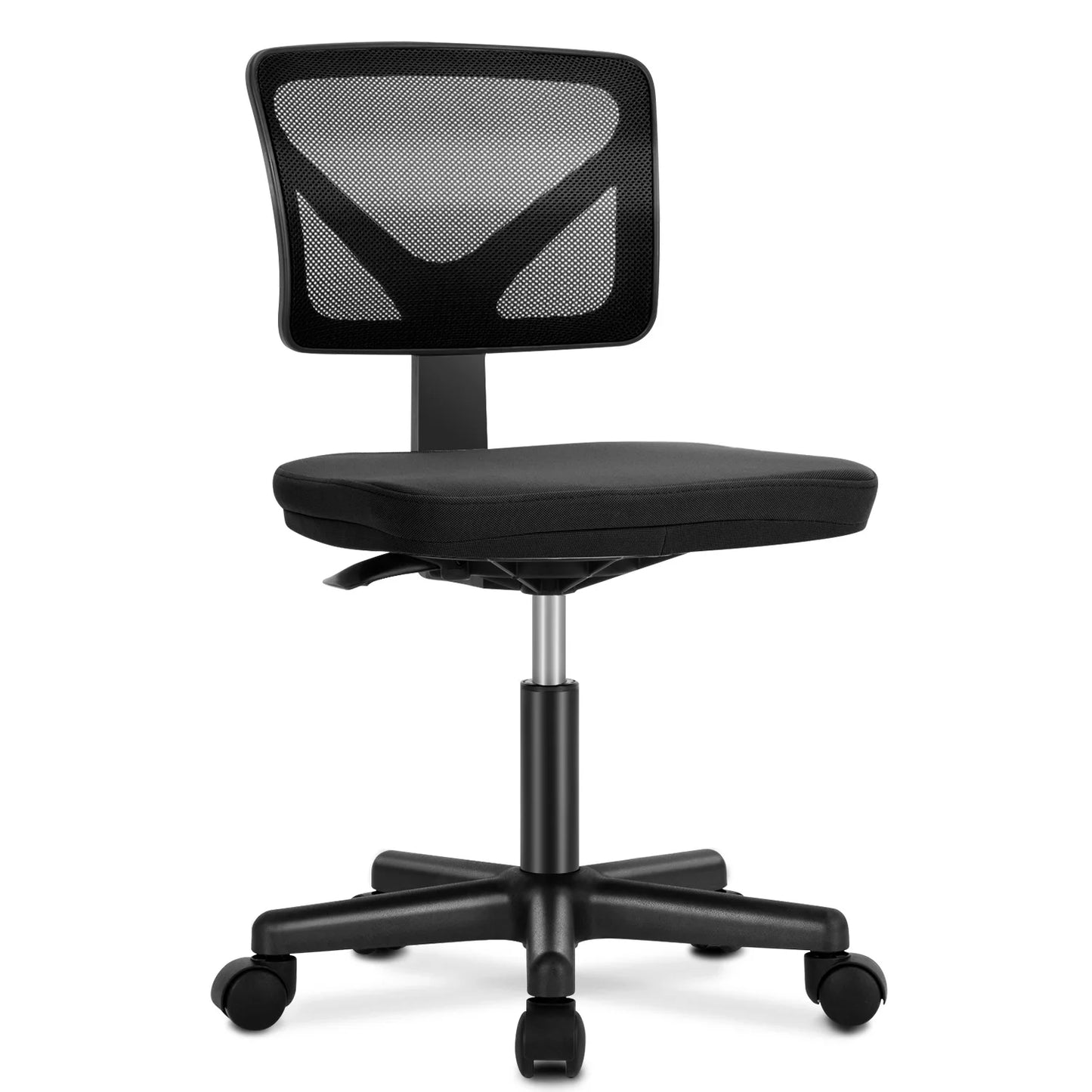 Mesh with Lumbar Support Armless Office Chair