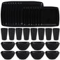 16/32Pcs Plastic Dinnerware Set.