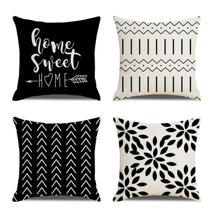 4 PCS Throw Pillow Covers 18x18 Inch Decorative Pillow