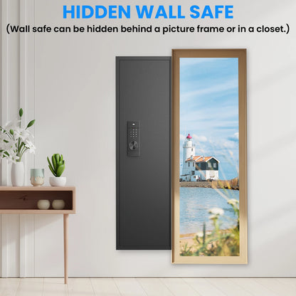 53" Passwod Touch Panel In-Wall Safe Hidden Wall