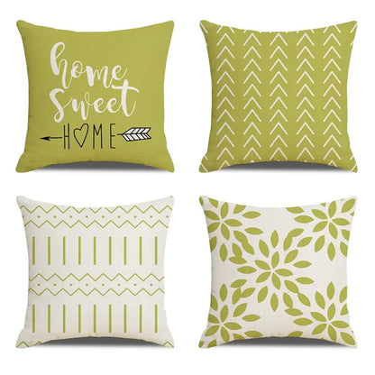 4 PCS Throw Pillow Covers 18x18 Inch Decorative Pillow