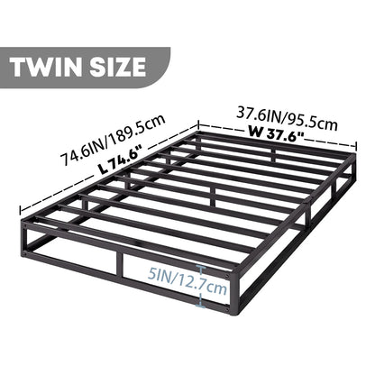 5 Inch Metal Smart Box Spring with Quick Assembly