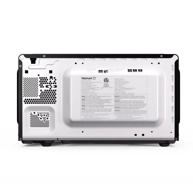 900W Stainless Steel Countertop Microwave Oven 0.9 Cu Ft