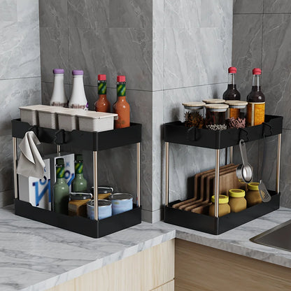 3pcs Under Bathroom Sink Organizers – Countertop Storage Racks