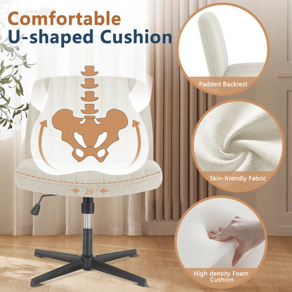 Cross Legged Office Living Room Rocking Gaming Chair