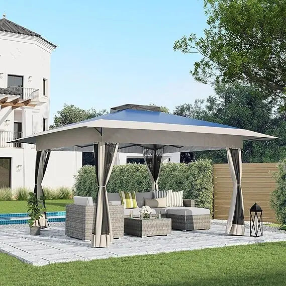 13’x13’ Pop Up Gazebo, Outdoor Canopy Tent Shade