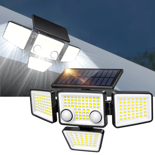 Solar Outdoor Lights - 3000LM 188 LED Motion Sensor Lights