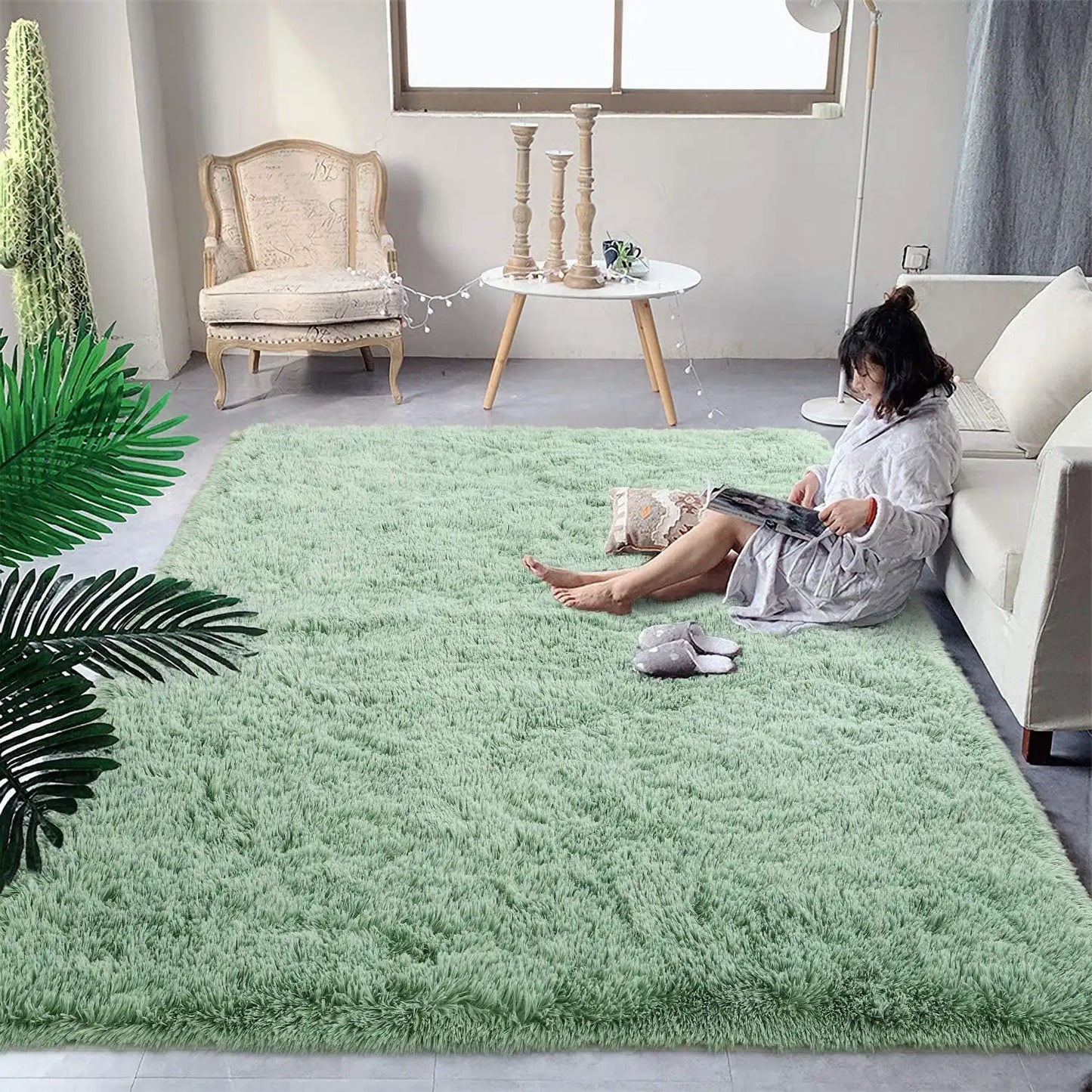 Fluffy Rug Indoor Plush Soft Carpet