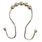 12 PC Premium Rust-Proof Stainless Steel Shower Curtain Hooks