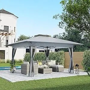 13’x13’ Pop Up Gazebo, Outdoor Canopy Tent Shade