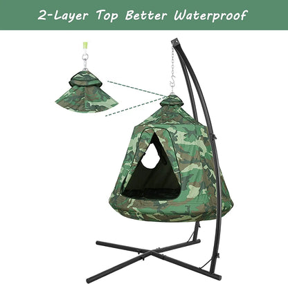 Hammock Chair Stand with Swing Chair.