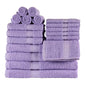 18-Piece 100% Cotton Towel Set, Soft and Super Absorbent