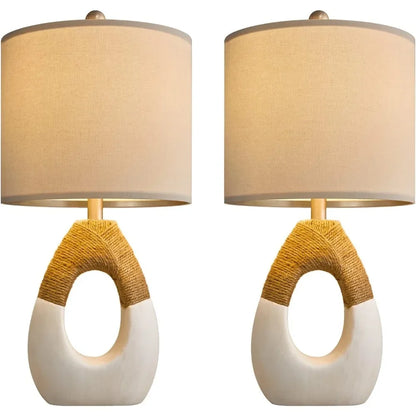 Table Lamps Bedroom Living Room Set 2