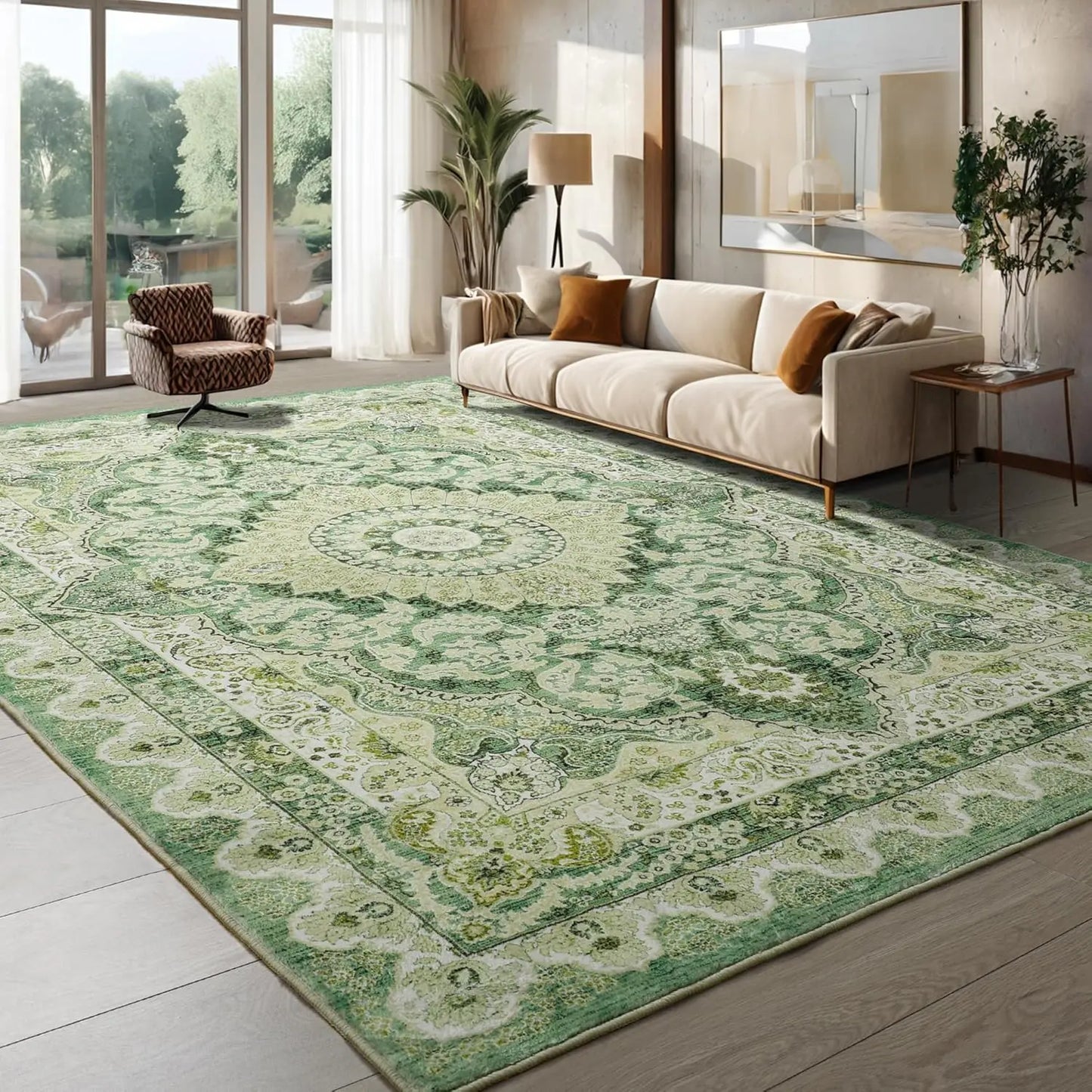 Area Rugs for Living Room, Machine Washable