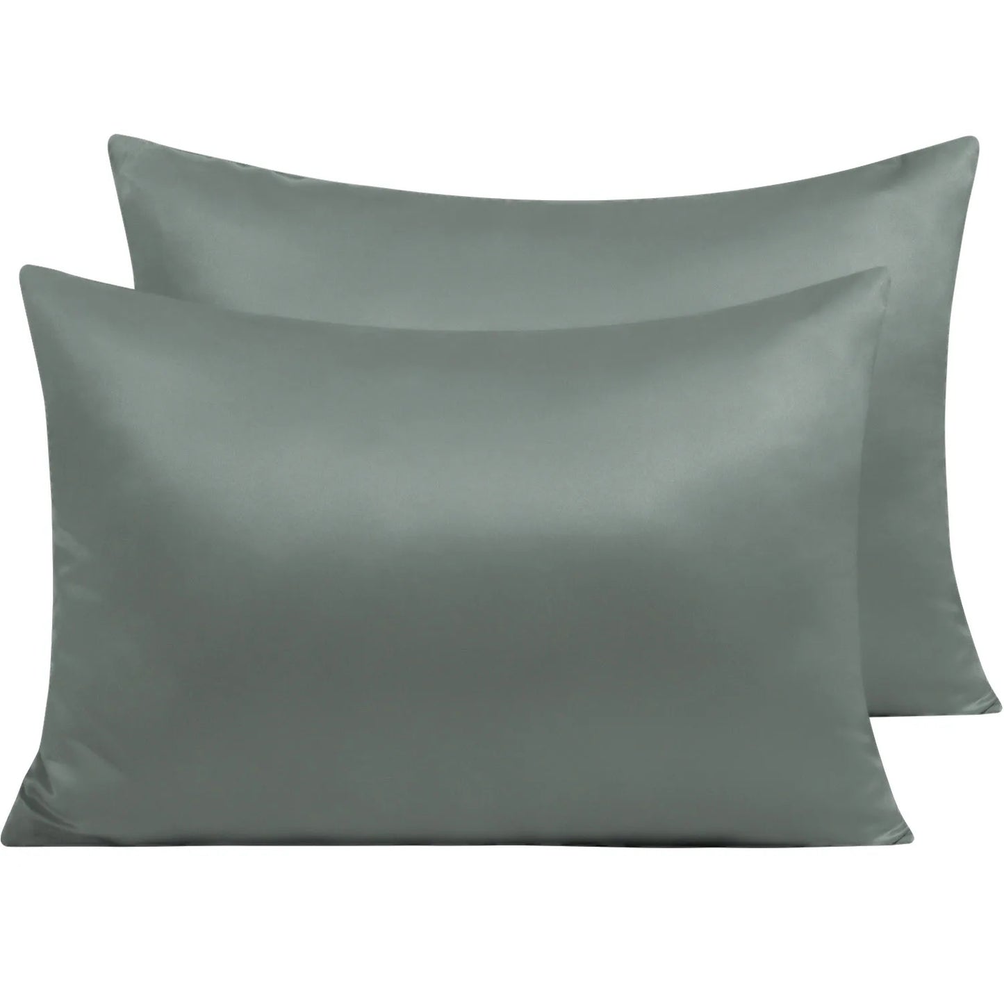 2 Pack Satin Breathable Pillowcases for Hair