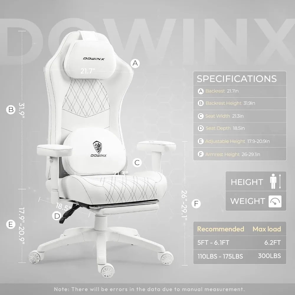 Heated Massage Gaming Chair for Adults