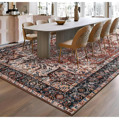 Faux Cashmere Vintage Printed Rug Area Rugs