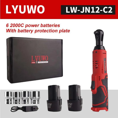 LYUWO 3/8 Rechargeable Electric, Ratchet Set,