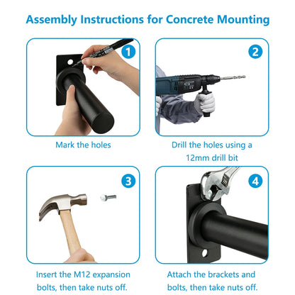 Wall Mounted Weight Plate Holder.