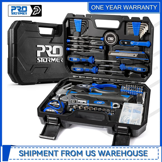 160-Piece Portable Home Tool Repair Kit.