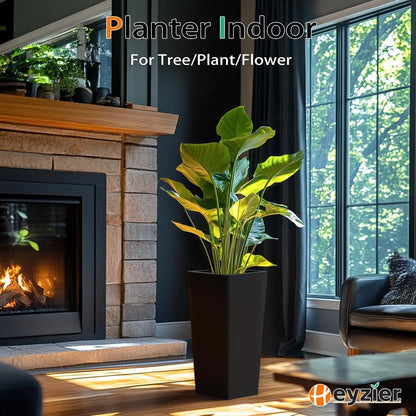 Extra Tall Outdoor Indoor Large Resin Plant Pots.