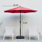 Outdoor Patio Umbrella UV Protection