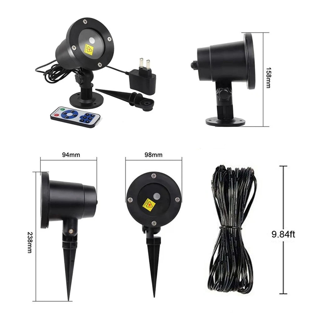 Laser Christmas Projector Lights Outdoor Waterproof.